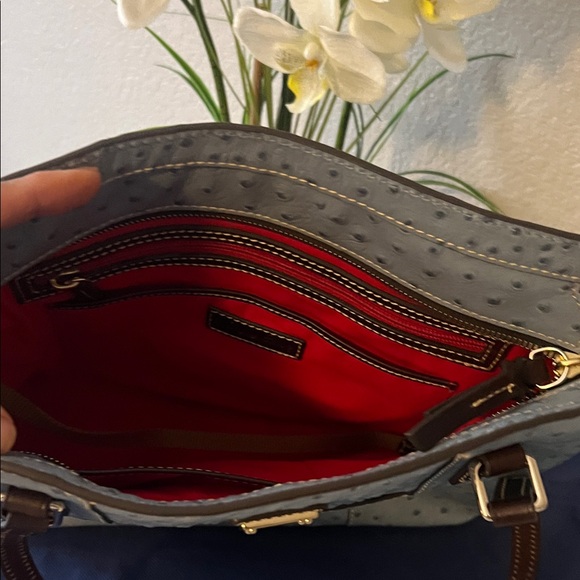 Dooney & Bourke Dusty Blue Lexington Embossed Tote NWT retail $238 - Picture 5 of 8